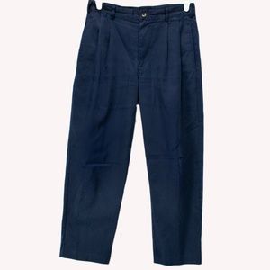 Lands End Mens Navy Blue Chino Pants Sz 30/27